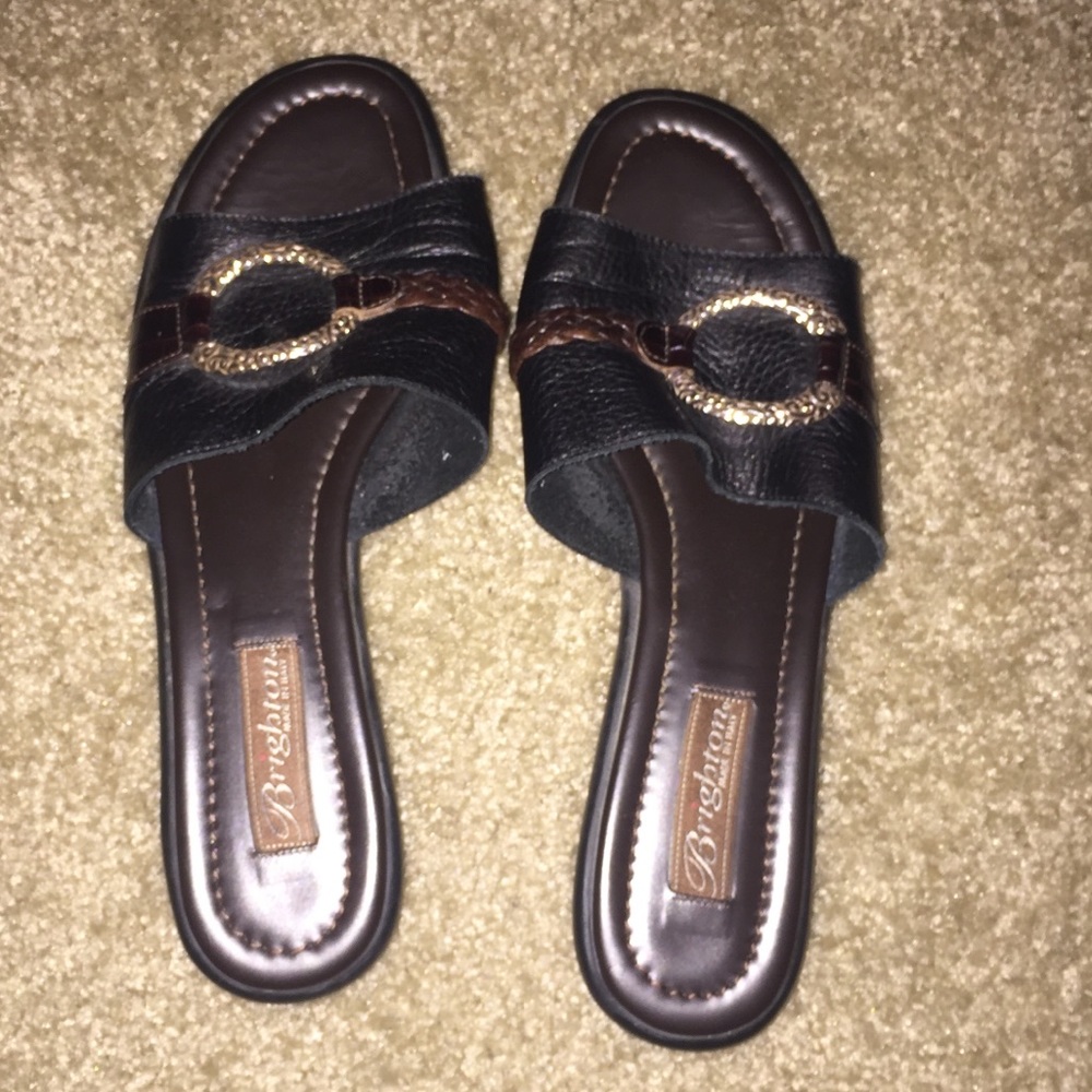 Size 9 Brighton Black Sandals